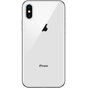 Apple iPhone XS, 64GB, Silver - Unlocked (Renewed)