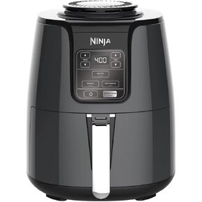 Ninja 4-Quart Air Fryer with Ceramic-Coated Basket, Air Fry, Reheat, Dehydrate, Easy Cleanup, 75% Less Fat, Fast Crisp Cooking, Dishwasher-Safe & Durable Design - White Color