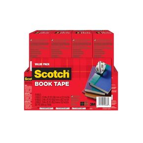 Scotch Book Tape Value Pack, Excellent for Repairing, Reinforcing Protecting, and Covering (845-VP)