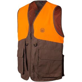 Beretta Men's Command Pro Durable Water-Resistant Front-Load Capable Upland Hunting Vest with Game Bag & Front Cargo Pockets