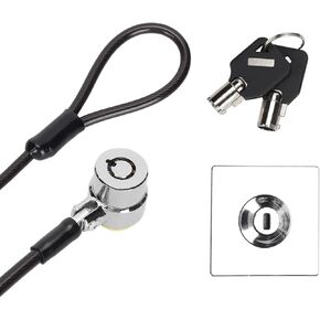Laptop Lock Computer Lock Laptop Lock Cable Laptop Lock Antitheft Galvanized Environmental Computer Security Cable with Lock Base for Os X