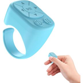 TikTok Scrolling Ring - Bluetooth Remote for TikTok, Page Turner Ring for iPhone iPad, Video & Music Controller, iOS Android Compatible