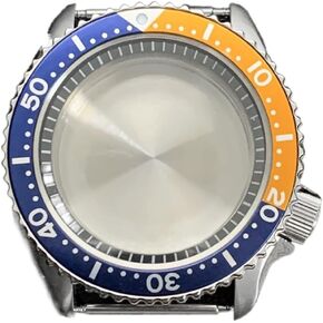 Stainless Steel Watchcase SKX009 42mm For NH35 NH36 4R35/36 7S26 Movement Sapphire Crystal Ratchet 120clicks Ceramic Bezel 10ATM watch case