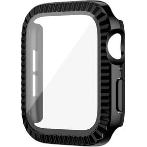 10 Pcs/pack, TPU Full Case +Tempered Glass Compatible With Apple Watch Cases 44mm 38mm 40mm 42mm Bumper Compatible With IWatch Series 6 SE 5 4 3 2 1 watch case