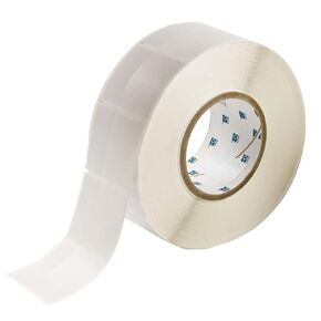 Brady THT-67-427-1.5 2" Width x 2.25" Height, B-427 Self-Laminating Vinyl, Matte Finish White/Translucent Thermal Transfer Printable Label (1500 per Roll)