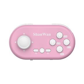 شانوان وحدة تحكم وحدة تحكم مفتاح SHANWAN Bluetooth حجم وحدة تحكم MINI MINI للتبديل ، ويندوز ، Android ، iOS و PS4 (الوردي)