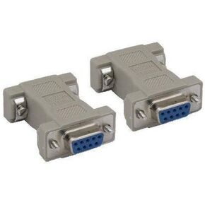 Kentek DB9 9 pin أنثى إلى أنثى f/f التسلسلية/في مودم محول المغير مقرنة RS-232 مباشرة من خلال جهاز محيطي مقولبة
