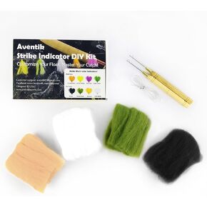 DIY Multi Color Strike Indicator Wool Kit Floating Fly Fishing Nymphs & Dry Fly Float Bobber Fishing Accessories