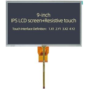 9''inch RGB 50Pin SH090JGI50 SH090JGI60 1024 * 600 Full View IPS450 high Brightness Outdoor Wide Temperature LCD Display Touch Screen