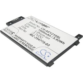 58-000049 MC-354775-05 S13-R1-D S13-R1-S Battery for DP75SDI E Book E Reader