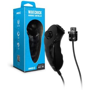 وحدة تحكم Nunchuck لـ Wii U/Wii (أسود) - Armor3 (أسود)
