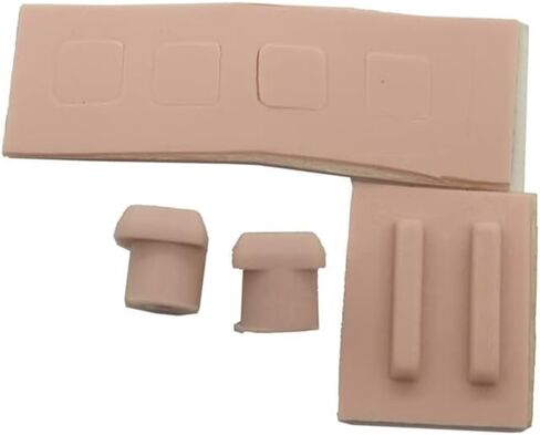 for Rubber Screw Mat Cap Replacement for DS Lite NDSL Game Consol Screw Mat Rubber Pad (Red) in Saudi Arabia