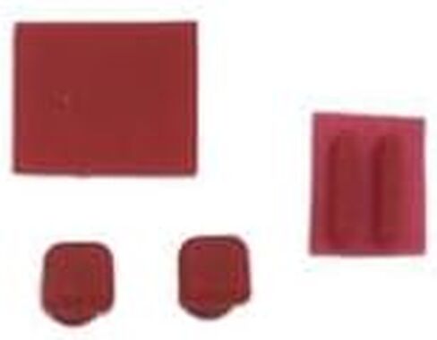 for Rubber Screw Mat Cap Replacement for DS Lite NDSL Game Consol Screw Mat Rubber Pad (Red) in Saudi Arabia