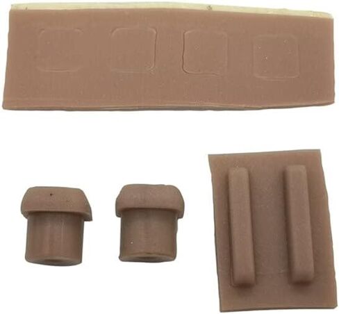 for Rubber Screw Mat Cap Replacement for DS Lite NDSL Game Consol Screw Mat Rubber Pad (Red) in Saudi Arabia