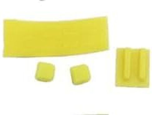 for Rubber Screw Mat Cap Replacement for DS Lite NDSL Game Consol Screw Mat Rubber Pad (Red) in Saudi Arabia