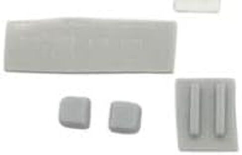 for Rubber Screw Mat Cap Replacement for DS Lite NDSL Game Consol Screw Mat Rubber Pad (Red) in Saudi Arabia