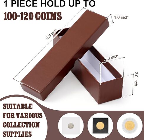 Teling 16 Pieces Coin Storage Box 2 x 2 Inch Coin Storage Box Coin Holder Coin Collectors Supplies Coin Box Coin Protector Case Coin Collection Box for Coins in Flip Holders in Saudi Arabia