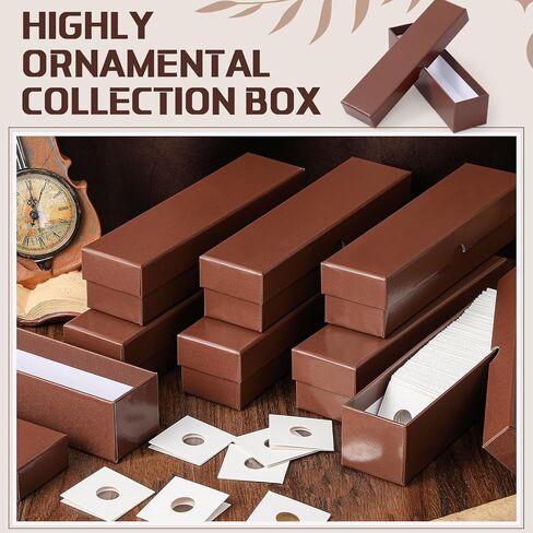 Teling 16 Pieces Coin Storage Box 2 x 2 Inch Coin Storage Box Coin Holder Coin Collectors Supplies Coin Box Coin Protector Case Coin Collection Box for Coins in Flip Holders in Saudi Arabia