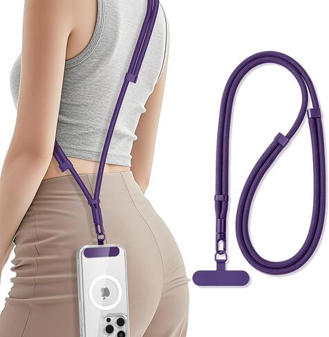 Universal Phone Lanyard for iPhone Essential Travel Accessories with Non-Adhesive Tether Tabs in Kuwait