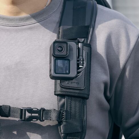 Head Strap Mount for Gopro iPhone - ULANZI CM027 2 in 1 POV Sets Support Vertical Shots Vlog Video Accessories for Gopro Hero 12 11 10 9 8 7 Black/DJI Osmo Actions/insta360 Cell Phone Smartphone in Saudi Arabia