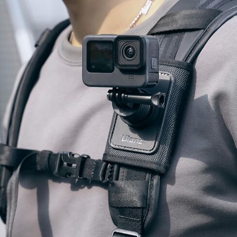 Head Strap Mount for Gopro iPhone - ULANZI CM027 2 in 1 POV Sets Support Vertical Shots Vlog Video Accessories for Gopro Hero 12 11 10 9 8 7 Black/DJI Osmo Actions/insta360 Cell Phone Smartphone in Saudi Arabia