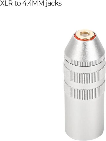 4Pins XLR Connector Male متوازنة إلى 4.4 مم 3.5 ملم موصلات ميكروفون محول سماعة سماعة الرأس متوازنة 2.5 مم (XLR إلى 4.4 مم) in Kuwait