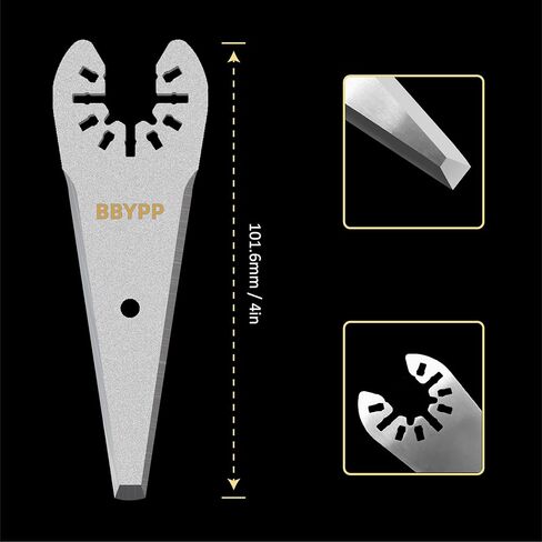 5pcs Tapered Sealant Cutting Blade, Oscillating Tool Caulk Removal Blade to Remove Paint Caulk Adhesive Sealant in Kuwait