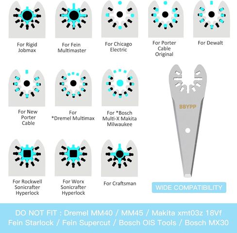 5pcs Tapered Sealant Cutting Blade, Oscillating Tool Caulk Removal Blade to Remove Paint Caulk Adhesive Sealant in Kuwait