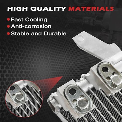 AC Condenser Air Conditioning Condenser Compatible with 2008-2012 Accord 2.4L 3.5L Engine Replace OE 73669, 10464, 80110TA0A01, HO3030151 in Saudi Arabia