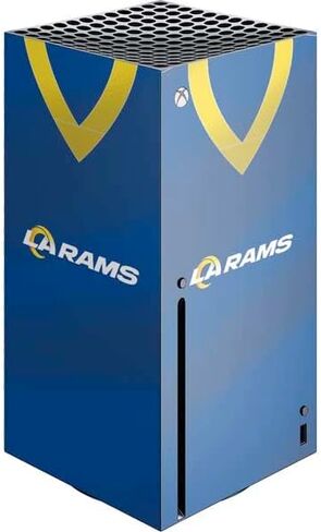 Skinit Decal Gaming Skin Compatible with Xbox Series X Console - Officially Licensed NFL Los Angeles Rams Team Jersey Design in Kuwait
