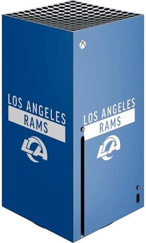 Skinit Decal Gaming Skin Compatible with Xbox Series X Console - Officially Licensed NFL Los Angeles Rams Team Jersey Design in Kuwait