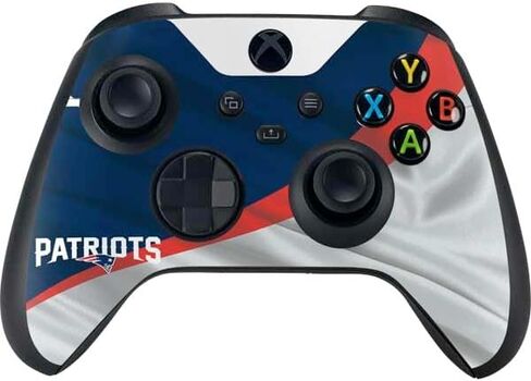 Skinit Skinit Gaming Gaming Skin متوافق مع وحدة تحكم Xbox Series X - تصميم NFL New England New England المرخص رسميًا in Kuwait
