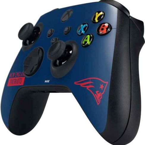 Skinit Skinit Gaming Gaming Skin متوافق مع وحدة تحكم Xbox Series X - تصميم NFL New England New England المرخص رسميًا in Kuwait