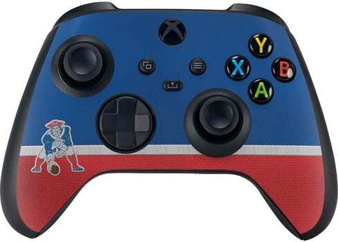 Skinit Skinit Gaming Gaming Skin متوافق مع وحدة تحكم Xbox Series X - تصميم NFL New England New England المرخص رسميًا in Kuwait