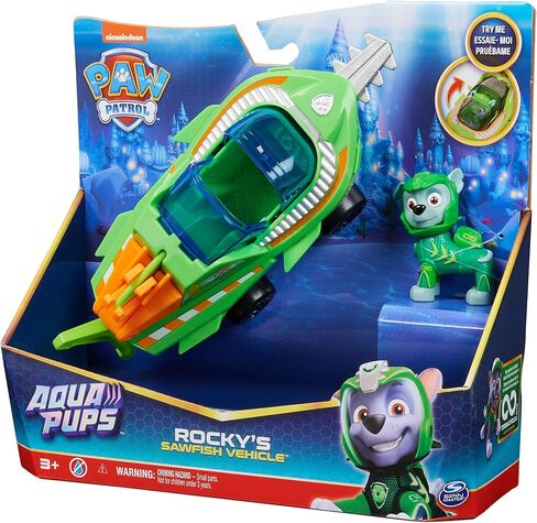 Paw Patrol, Rocky’s Reuse It Deluxe Truck with Collectible Figure and 3 Tools, for Kids Aged 3 and up in Saudi Arabia
