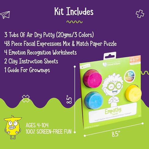 Open The Joy Anxiety Buster Toolkit: The Ultimate Comprehensive Kit for Kids, Packed with Therapeutic Tools and Playful Learning to Help Conquer Worries - Ages 4+ in Kuwait