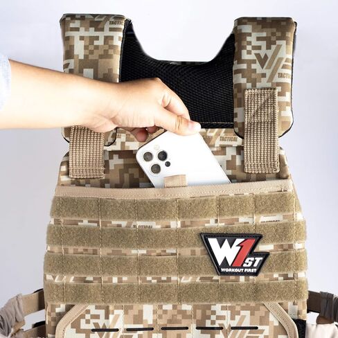 WF التكتيكية | حاملة لوحة | سترة مرجحة قابلة للتعديل | تخصيصه لتدريب WODS ، الجري ، المتقاطع والقوة in Saudi Arabia