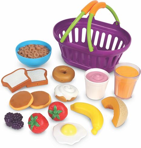 Learning Resources New Sprouts Lunch Basket, Pretend Play Food, 18 Piece Set, Ages 18 mos+ in Saudi Arabia