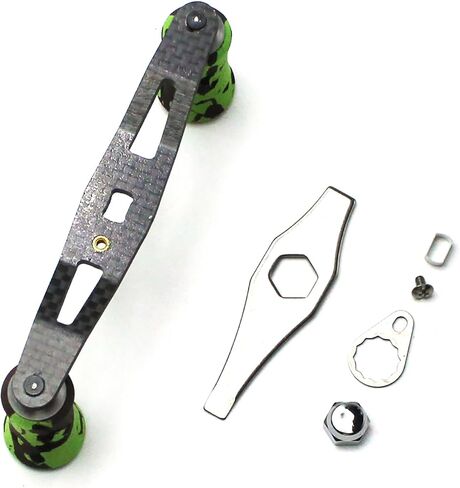 Mr. Z 95mm Carbon Fiber Baitcasting Reel Handle Left or Right Side Installation DIY Replacement Accessory in Saudi Arabia