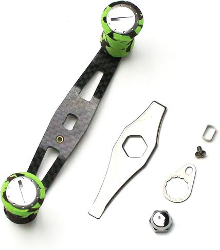 Mr. Z 95mm Carbon Fiber Baitcasting Reel Handle Left or Right Side Installation DIY Replacement Accessory in Saudi Arabia