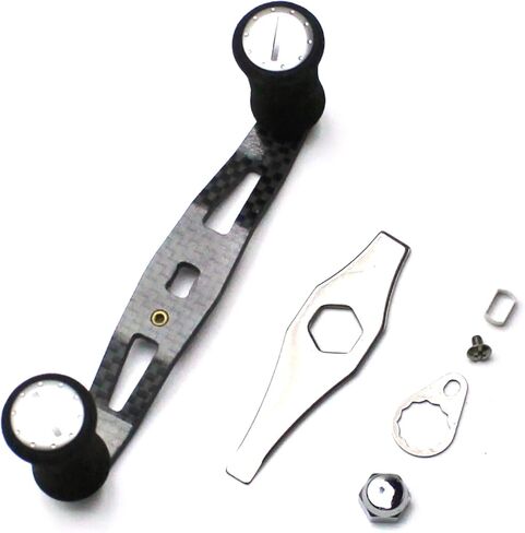 Mr. Z 95mm Carbon Fiber Baitcasting Reel Handle Left or Right Side Installation DIY Replacement Accessory in Kuwait