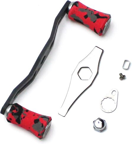 Mr. Z 100mm Carbon Fiber Baitcasting Reel Handle Grip Low-Profile with Fitting Replacement Parts in Saudi Arabia