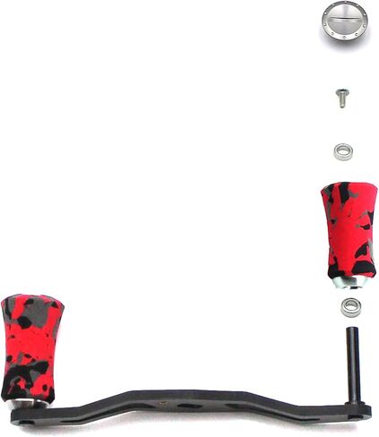 Mr. Z 100mm Carbon Fiber Baitcasting Reel Handle Grip Low-Profile with Fitting Replacement Parts in Saudi Arabia