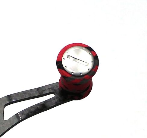 Mr. Z 100mm Carbon Fiber Baitcasting Reel Handle Grip Low-Profile with Fitting Replacement Parts in Saudi Arabia