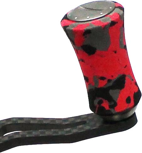 Mr. Z 100mm Carbon Fiber Baitcasting Reel Handle Grip Low-Profile with Fitting Replacement Parts in Saudi Arabia