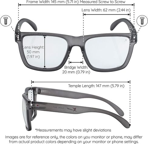X Power ANSI Z87+ Extra Large Weekenders Safety Sunglasses Impact Resistant Polycarbonate Lens & Frame (Made In Taiwan) in Saudi Arabia