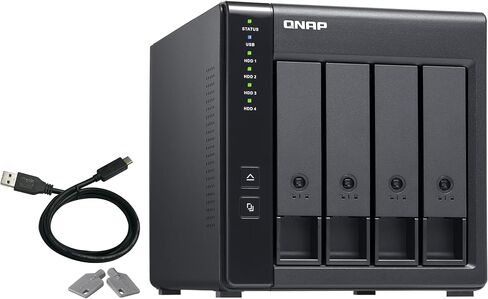 QNAP TR-004 4 BAY USB Type-C STORGERT DIRERN in Saudi Arabia