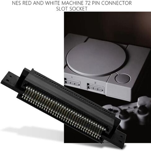 بالنسبة إلى استبدال محول موصل NES 72 PIN لأجزاء إصلاح لعبة Nintendo NES (حزمة 2PCS) in Kuwait