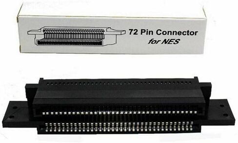 بالنسبة إلى استبدال محول موصل NES 72 PIN لأجزاء إصلاح لعبة Nintendo NES (حزمة 2PCS) in Kuwait