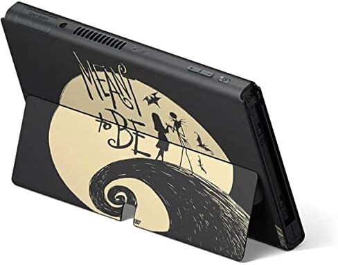 Skinit Decal Gaming Skin Compatible with Nintendo Switch OLED (2021) - Officially Licensed Disney The Nightmare Before Christmas Jack and Sally Meant to Be Design in Kuwait